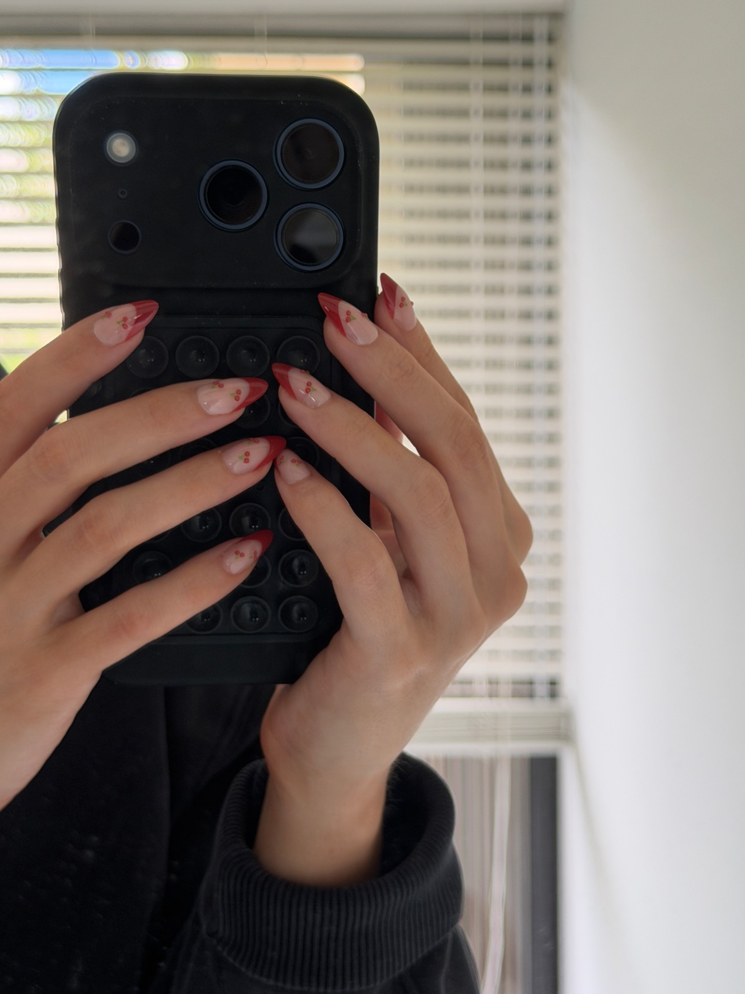 Loving these cherry press on nails 

#LTKdayinmylife #LTKSpringSale #LTKselfcare