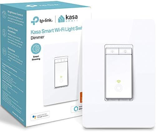Kasa Smart HS220 Dimmer Switch by TP-Link, Single Pole, Needs Neutral Wire, Wi-Fi Light Switch fo... | Amazon (US)