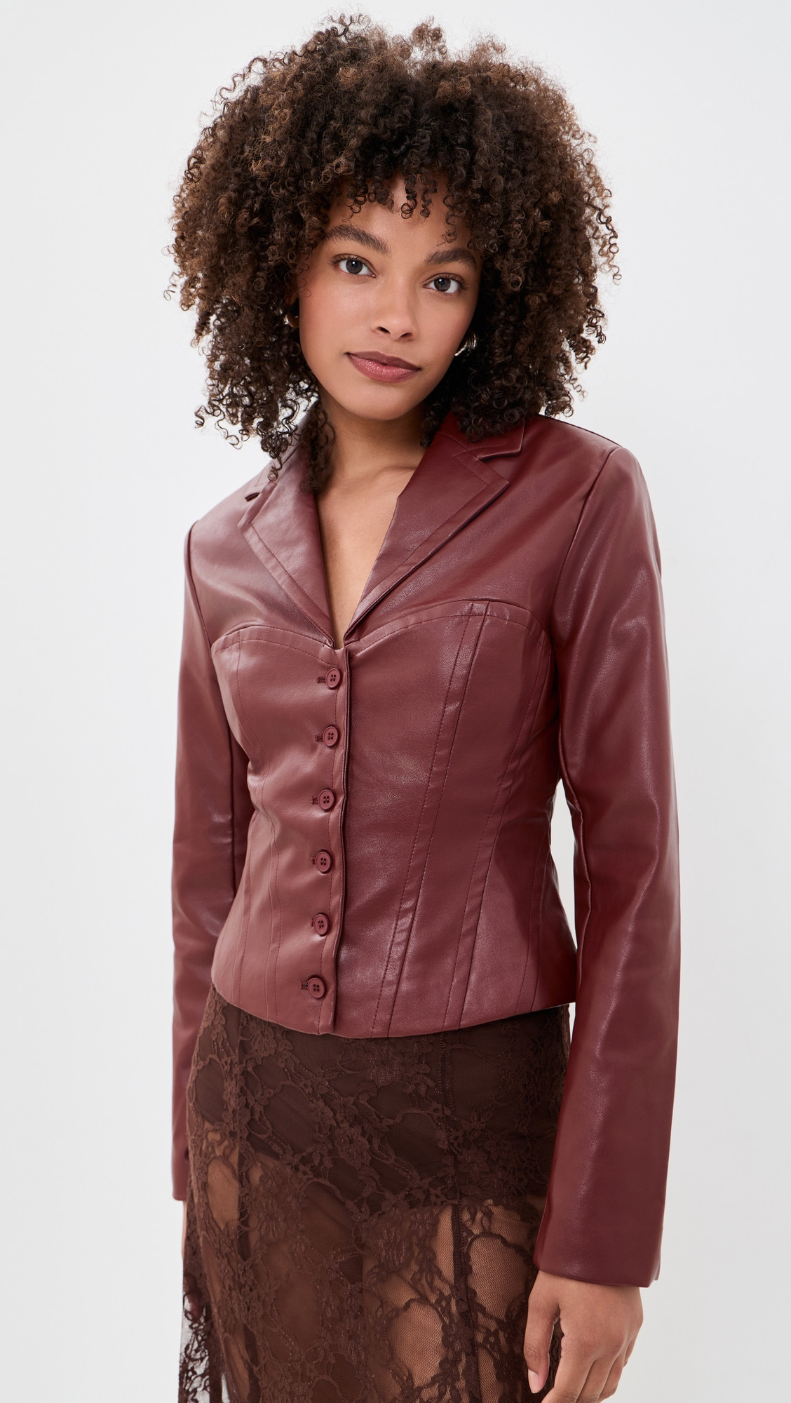 Lioness Merci Jacket Chestnut S | Shopbop
