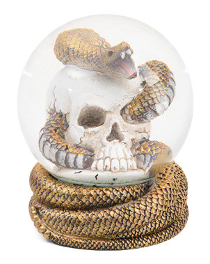 Skull Snake Water Globe | TJ Maxx