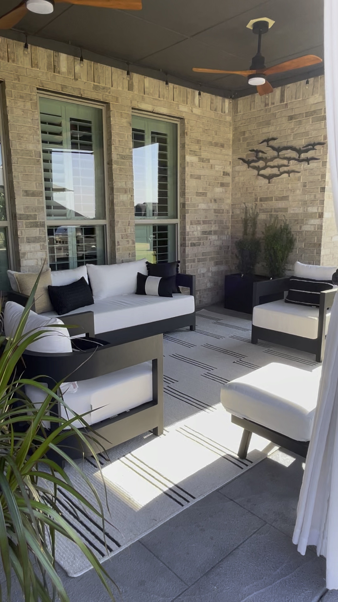 Patio refresh #outdoor sofa #outdoor rug 

#LTKSeasonal #LTKhome