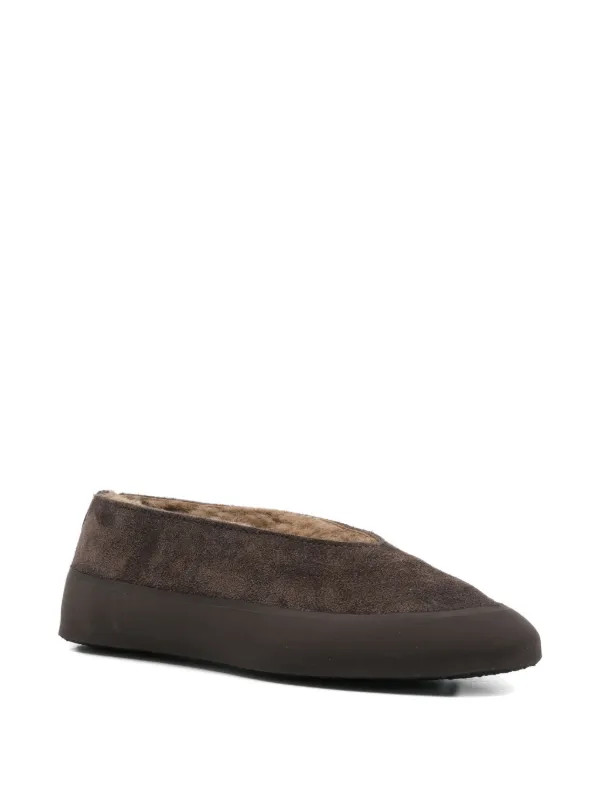 Le Monde Beryl Apres Ski Shearling Ballet Flats | Brown | FARFETCH | Farfetch Global
