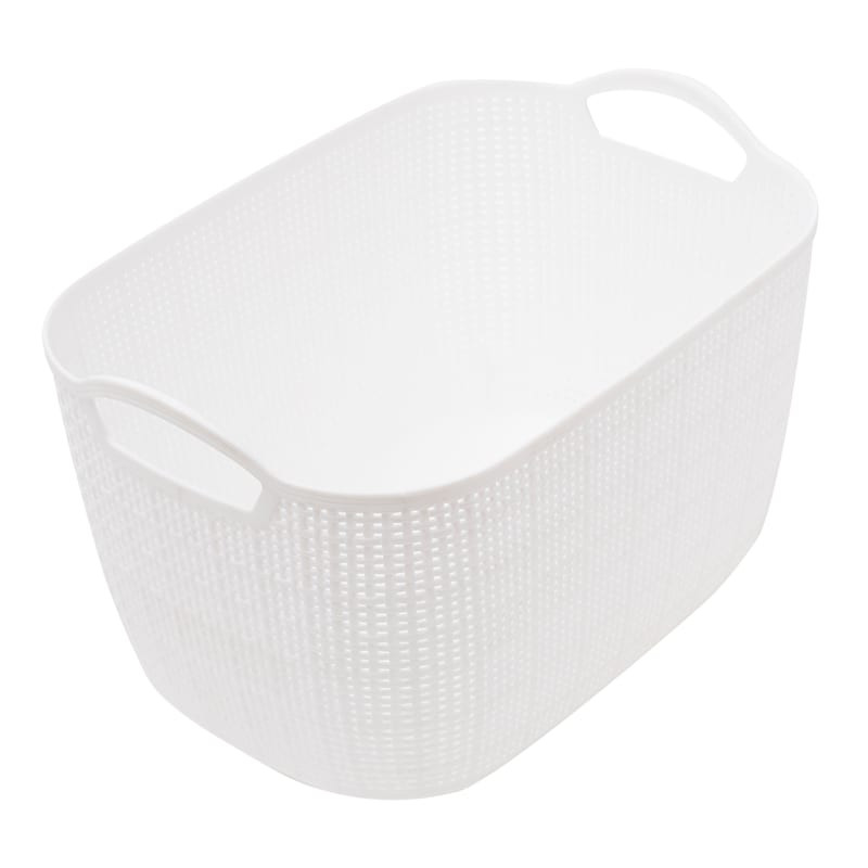 2-Piece Jute-Look Storage Basket, Large | At Home