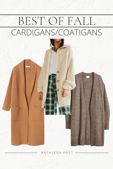Best of fall roundup - long cardigans/coatigans! #kathleenpost #ltkfall #longcardigan #coatigan