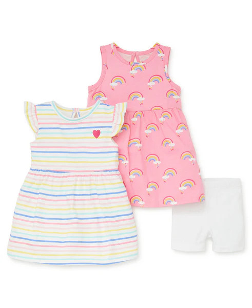 Rainbow 2-Pack Toddler Dresses | Little Me