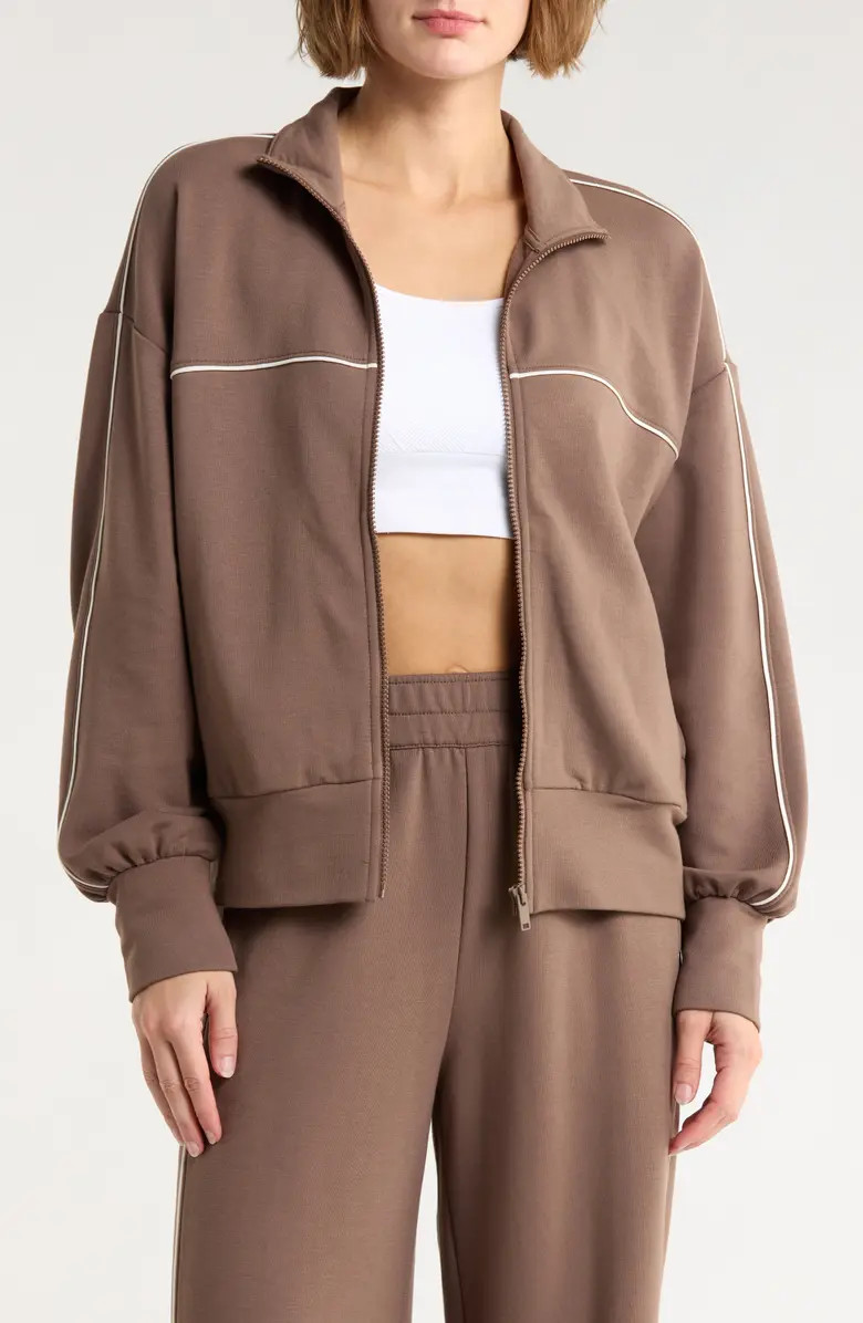 Z by Zella Cozy Knit Track Jacket | Nordstromrack | Nordstrom Rack