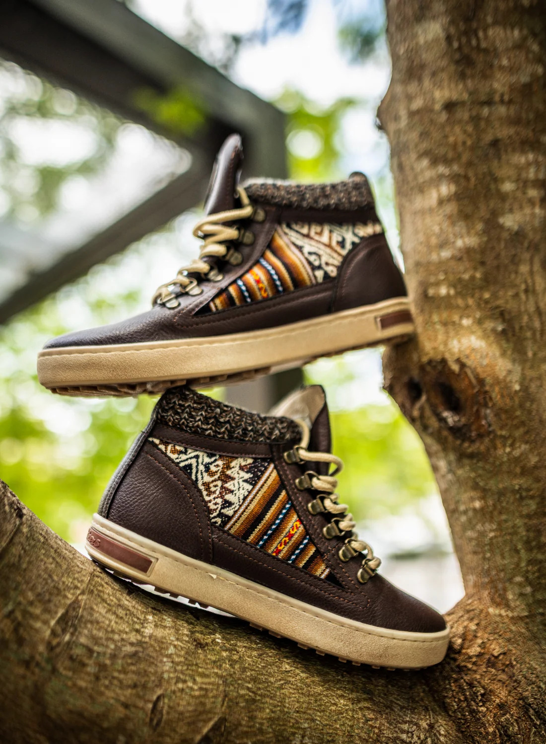 Brown Leather - Vegan Camping Boot | Inkkas