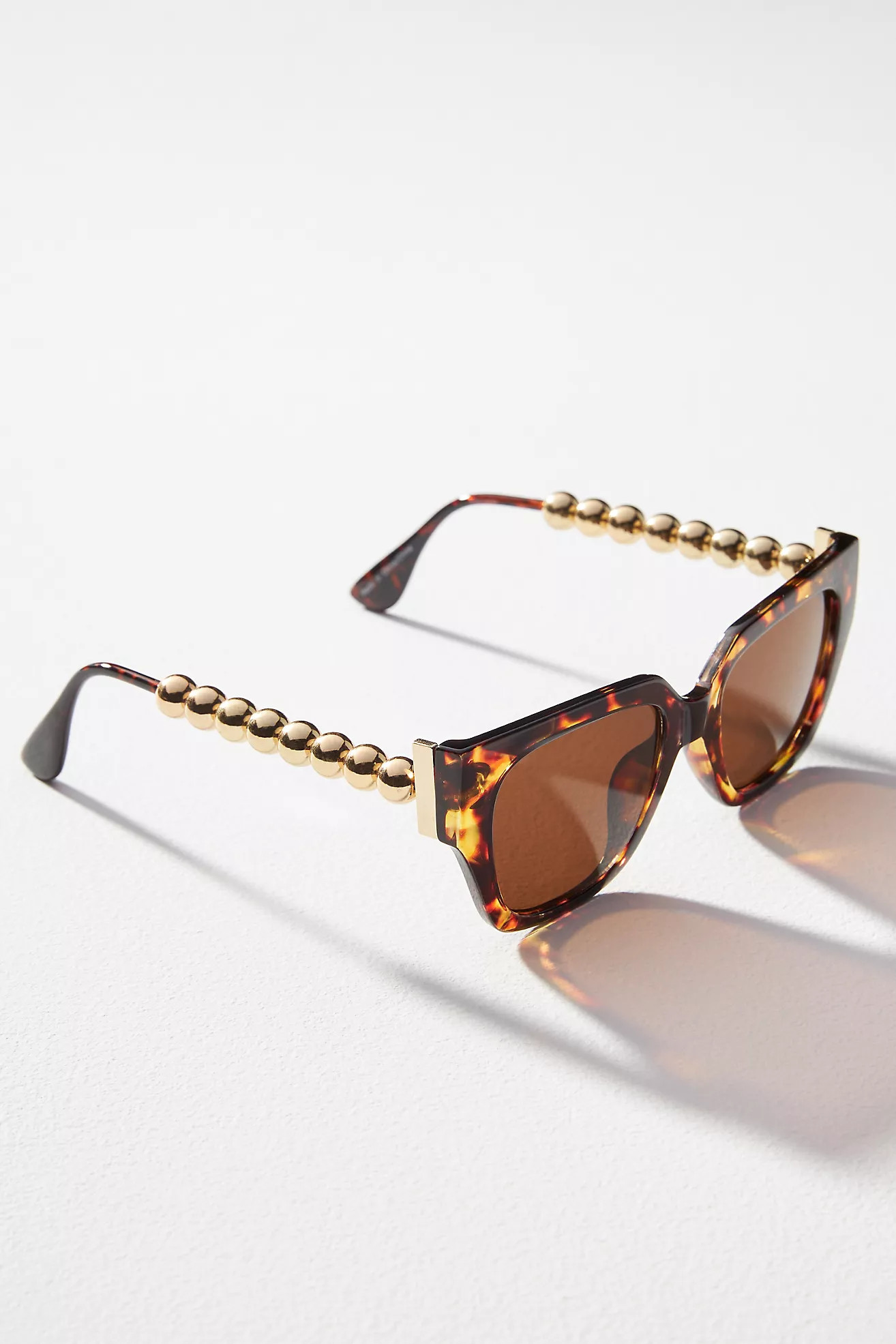 Beaded Square Sunglasses | Anthropologie (US)