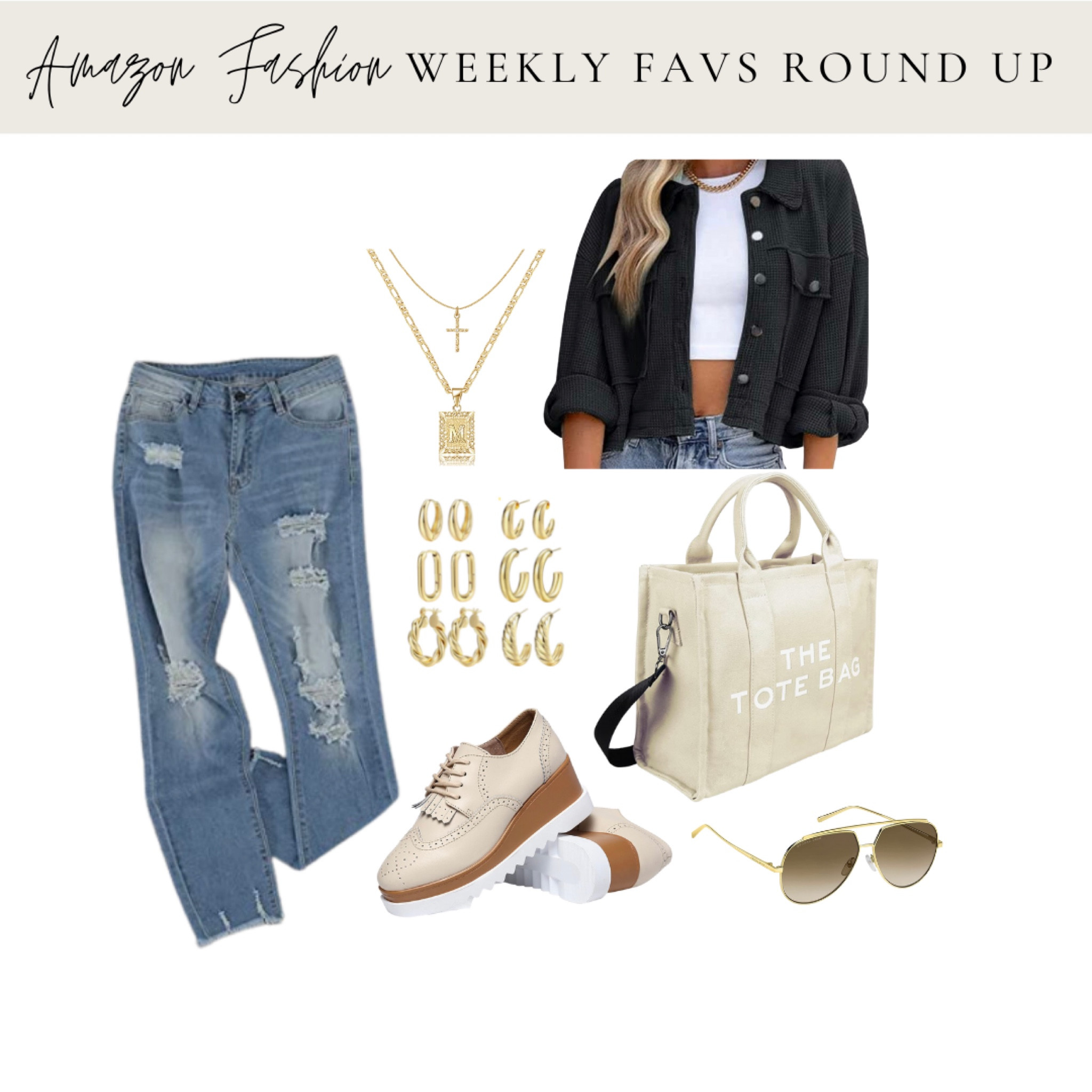 My weekly favorite fashion finds. Cute, casual but together mom fit! 

#LTKstyletip #LTKfit #LTKunder100