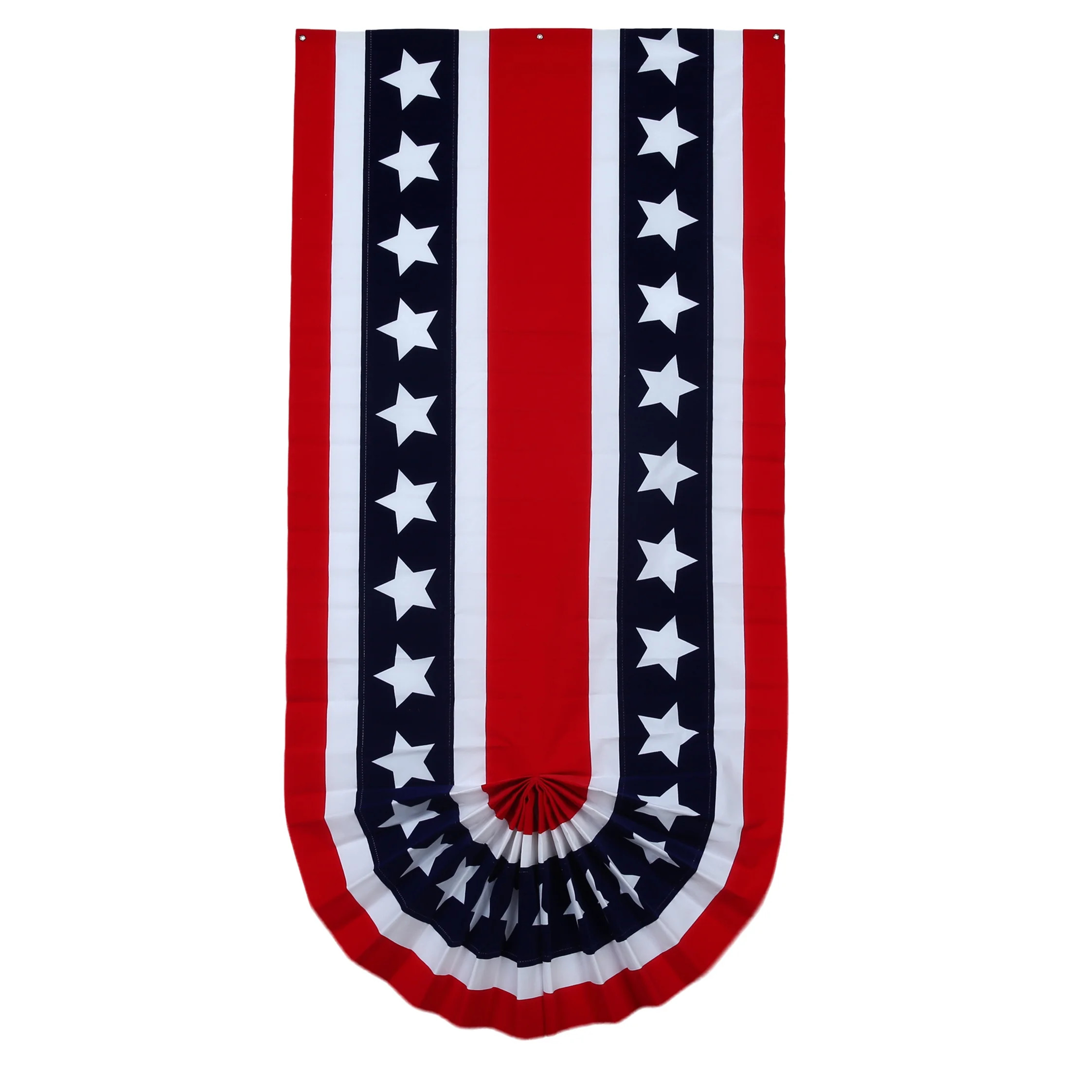 Large Bunting Decoration, Red/White/Blue, 24" x 48", Patriotic by Way To Celebrate | Walmart (US)