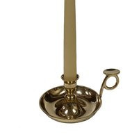 Solid Brass Chamberstick, Antique Vintage Style, Early American Decor | Etsy (US)