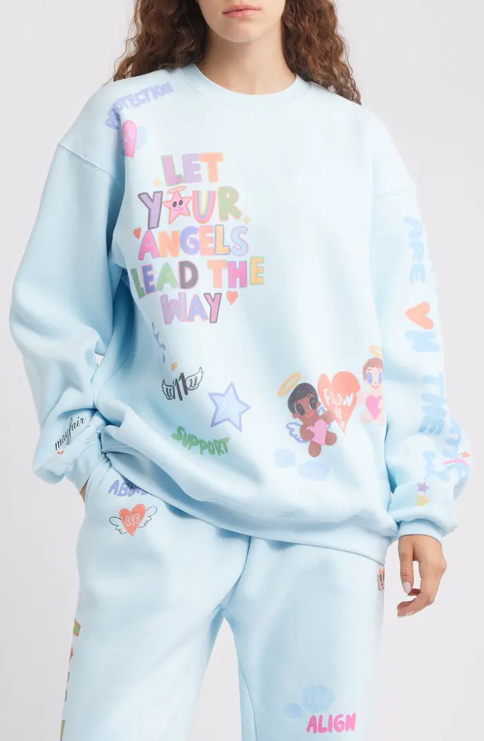 Angels All Around Crewneck Sweatshirt | Nordstrom