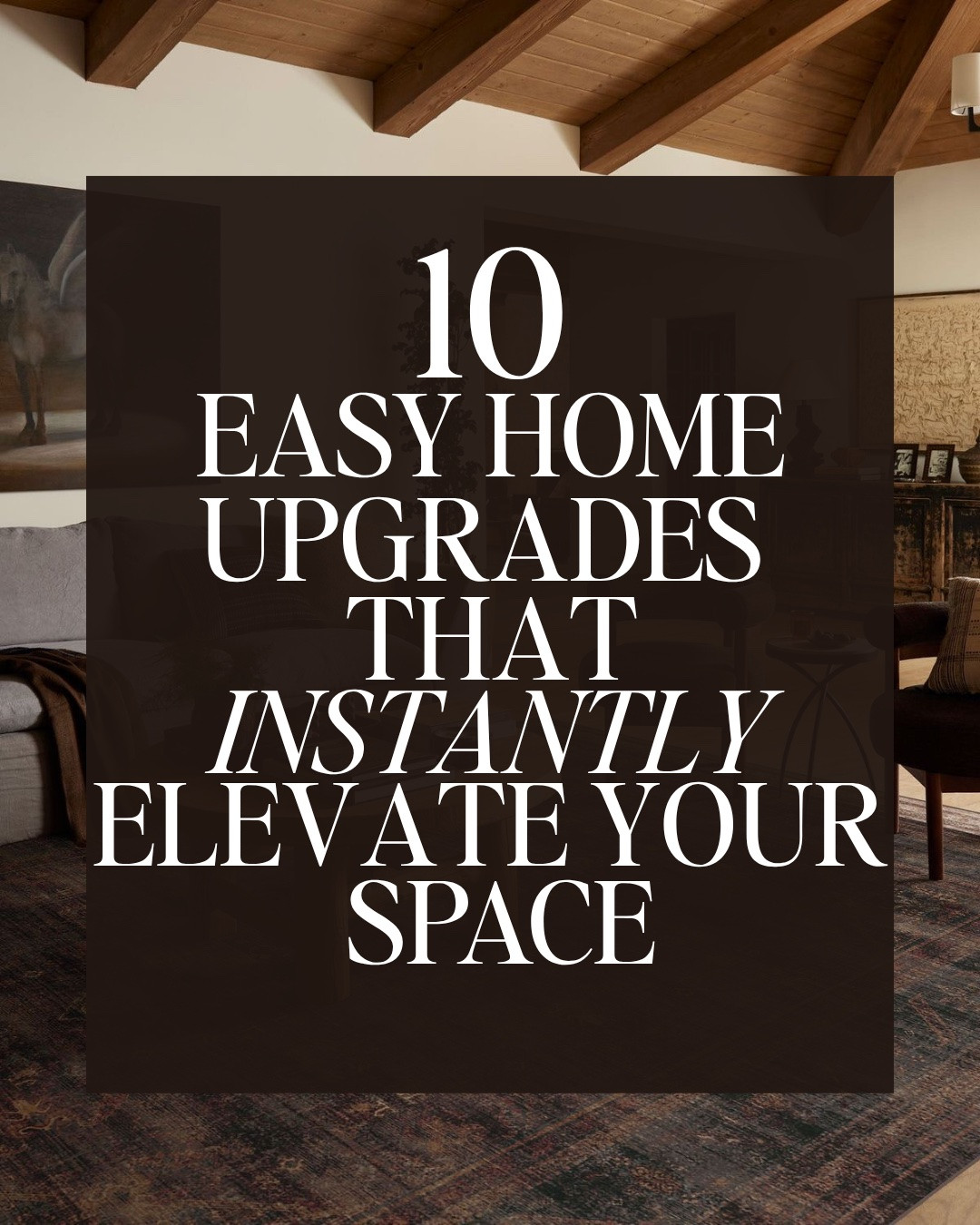 Your home doesn’t need more stuff in 2026… it probably just needs better decisions 👀✨

These are the 10 designer-approved upgrades that instantly make a home feel more custom, elevated, and pulled together — without renovating.

• size up your rugs (or layer them correctly)• hang curtains higher + wider• make your lighting feel cohesive• upgrade your walls, not just your decor• invest in bedding that feels luxurious• go bigger with accessories + art• swap out builder-grade hardware• create a signature scent for your home• layer textures with intention• edit your space before adding more

The smallest changes are usually the ones that make a home feel the most expensiv