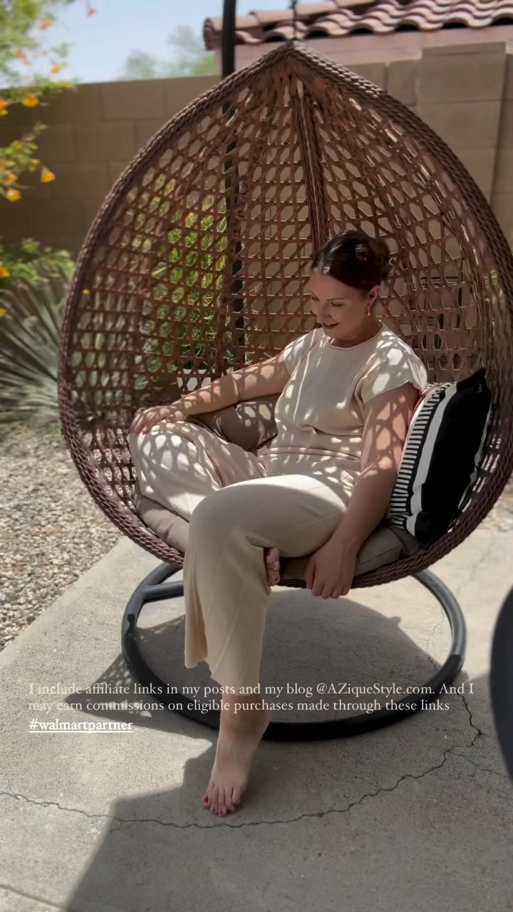 🧡💫I will always remember my fantastic vacation in Tirol Wellness&SPA Aqua Dome – fantastic location, beautiful place, full relaxation, absolute love! And I was charmed by the area which had ceiling mounted swing floating beds like cocoons. This was incredible feeling when you just feel the weight of your own body sitting in a super comfortable swing having a cup of herb tea and enjoying the surrounding nature scenery. So I was thinking of a thrilling idea to recreate this feeling in my own backyard – the idea of having my favorite herb tea in the early morning floating in a swing outside and enjoying the birds in my green backyard was fascinating to me:) Idea came true…🌵#aziquestyle #homestyling #interiordesign #walmartpartner #walmart #swingset #swingsets #eggswing #eggswingchair

#LTKHome #LTKVideo #LTKGiftGuide