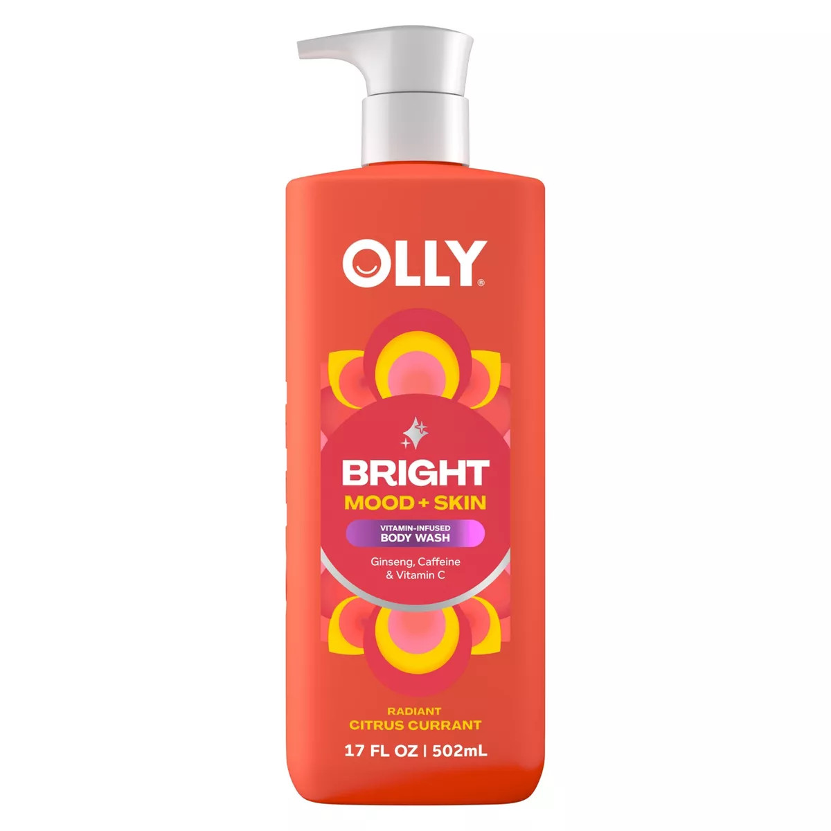 OLLY Bright Mood and Skin Vitamin-Infused Body Wash - Citrus Currant - 17 fl oz | Target