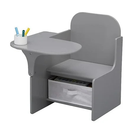 Delta Children Classic Chair Desk With Storage Bin, Grey | Walmart (US)