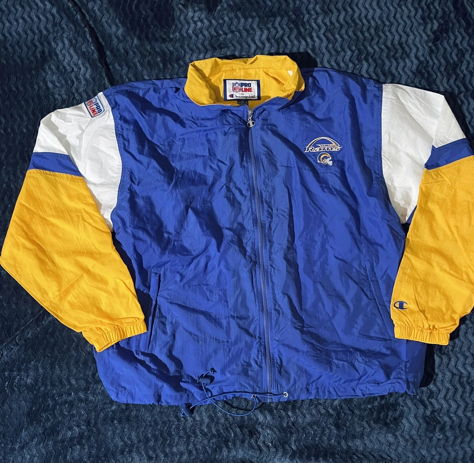 Vintage NFL Pro Line by Champion Full Zip Jacket St Louis Rams Men's Size XXL LA | eBay US