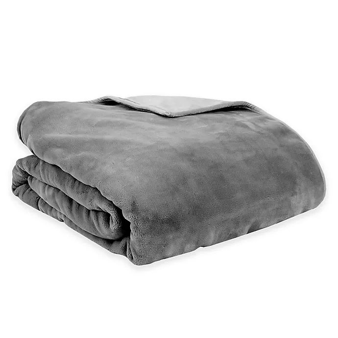 Therapedic® Reversible 8 lb. Extra Small Weighted Blanket in Grey | Bed Bath & Beyond