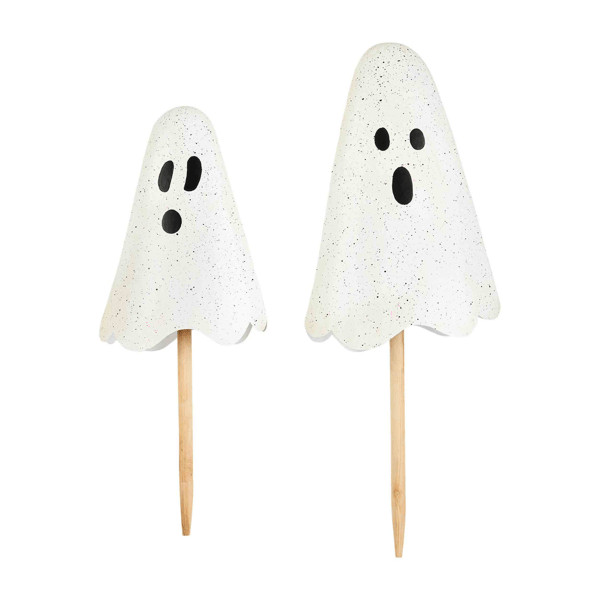 Metal Ghost Yard Signs | Mud Pie