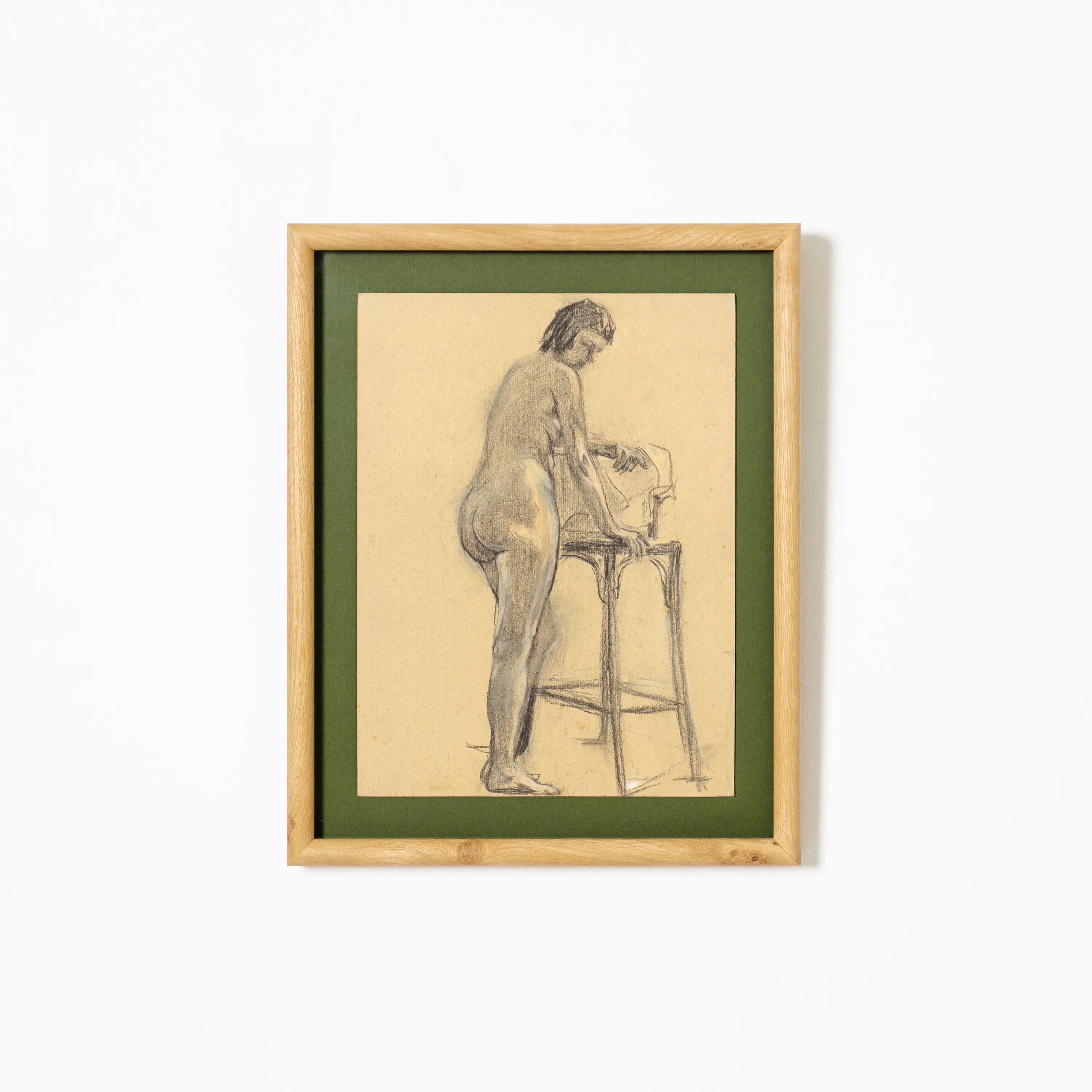 Rounded burl wood frame | Framebridge