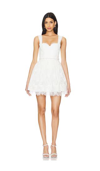 Hope Mini Dress in Off White | Revolve Clothing (Global)