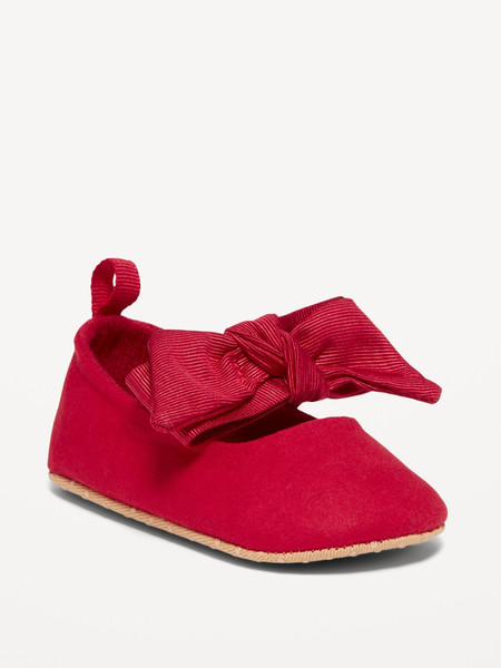 Canvas Bow Ballet Flats for Baby | Old Navy (US)