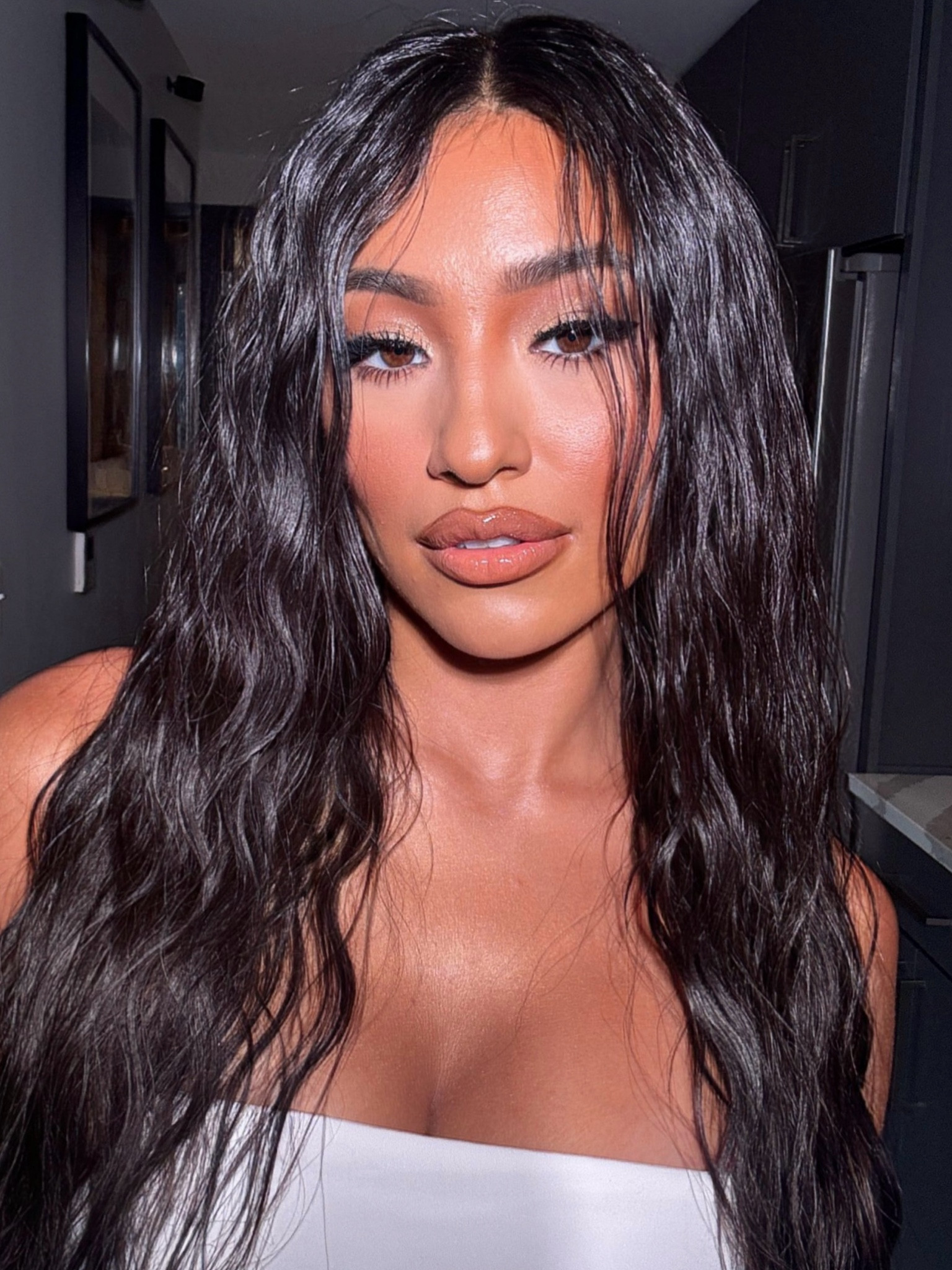 Wet glam on abigail 💦

#LTKBeauty #LTKU #LTKSwim