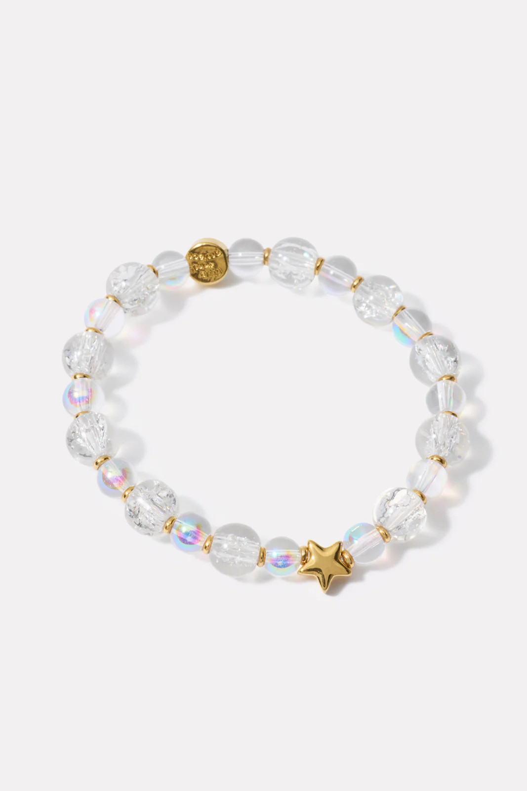 LITTLE WORDS PROJECT Women's Star Stacker Bracelet, Size Small/Medium, White | Evereve