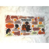 Uv Dtf Morning Self-Love Affirmation Daily Reminder Black Woman 16 Oz Cup Wrap | Ready To Apply No Heat Needed Waterproof #336 | Etsy (US)