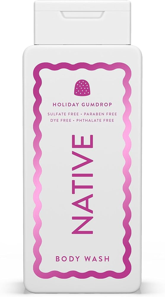 Native Body Wash, Holiday Edition, Holiday Gumdrop Scent, Contains Naturally Derived Ingredients ... | Amazon (US)