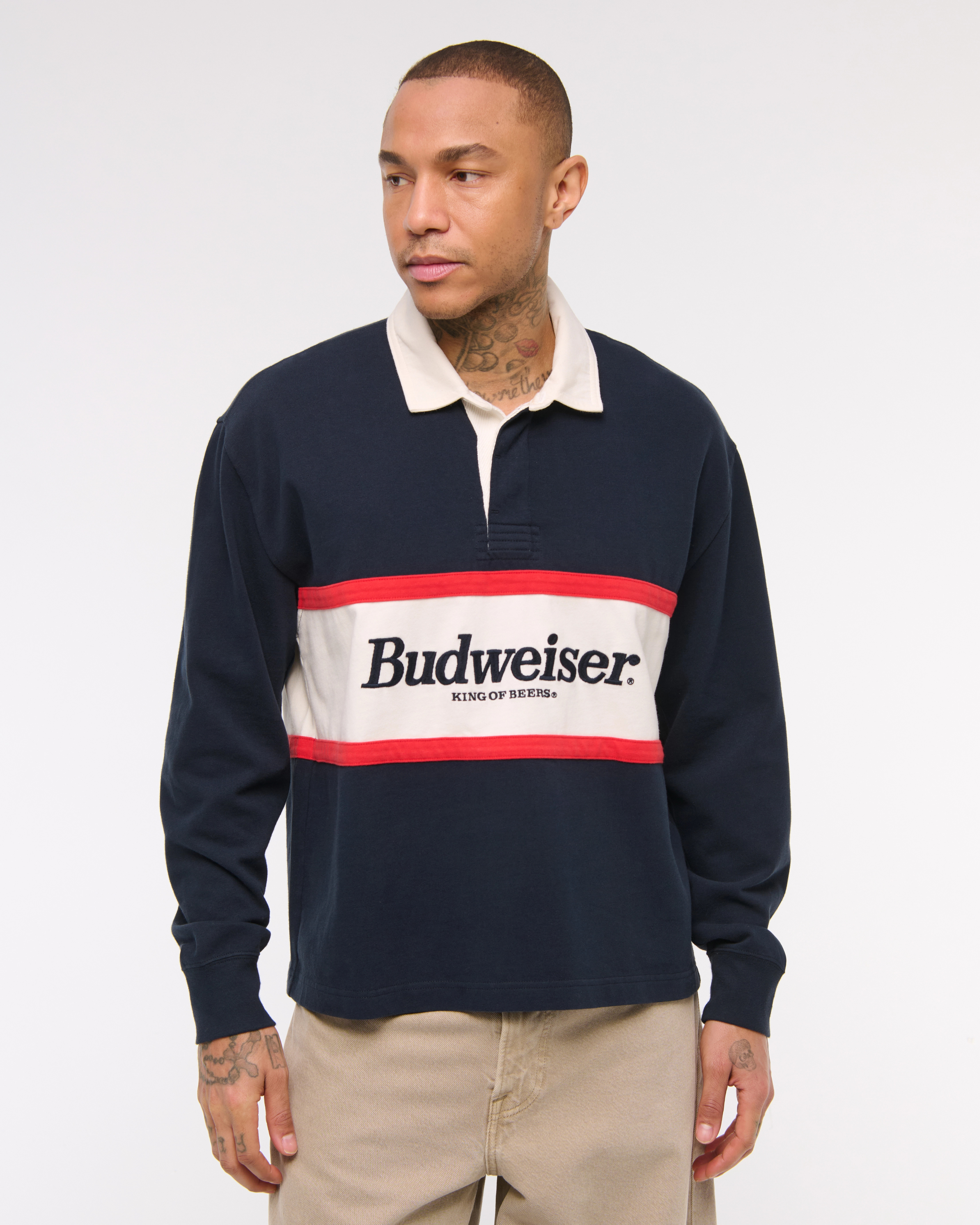 Budweiser Rugby Polo | Abercrombie & Fitch (US)