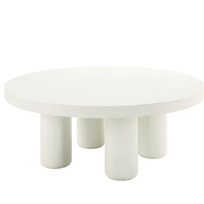 Stylish White Table - Complementing Modern Living Spaces Coffee Desk Ideal For A Contemporary Home | Wayfair North America