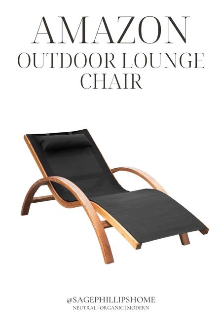 on the hunt for outdoor loungers? I got you! This lounger from Amazon has a breathable mesh fabric with a weather-resistant wood frame for comfort and durability.
I love that it comes with a padded pillow headrest 🙌🏼

#LTKsummer #LTKsale #LTKhome