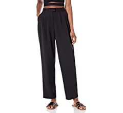 The Drop Women's Dylan Pleated Straight Pant | Amazon (US)