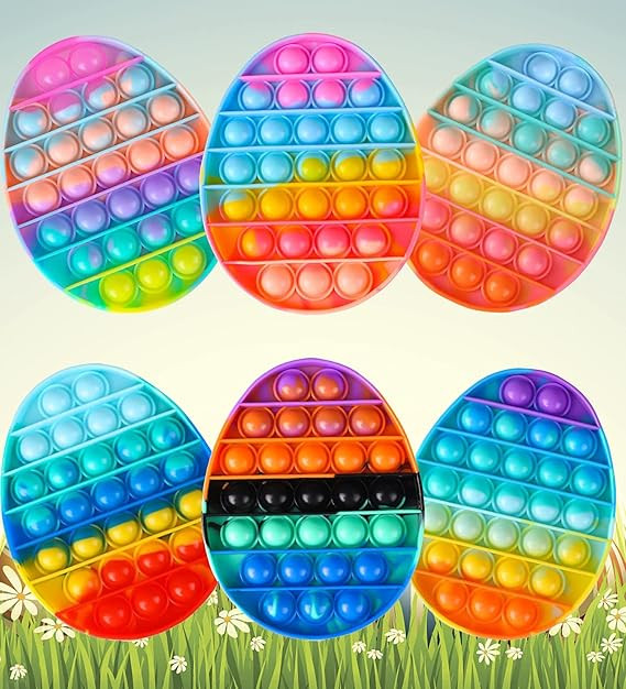 6 Packs Pop Fidget Pops Toys Gifts for Boys Girls Kids , Classroom Tools Aids Its Push Bubble Sen... | Amazon (US)