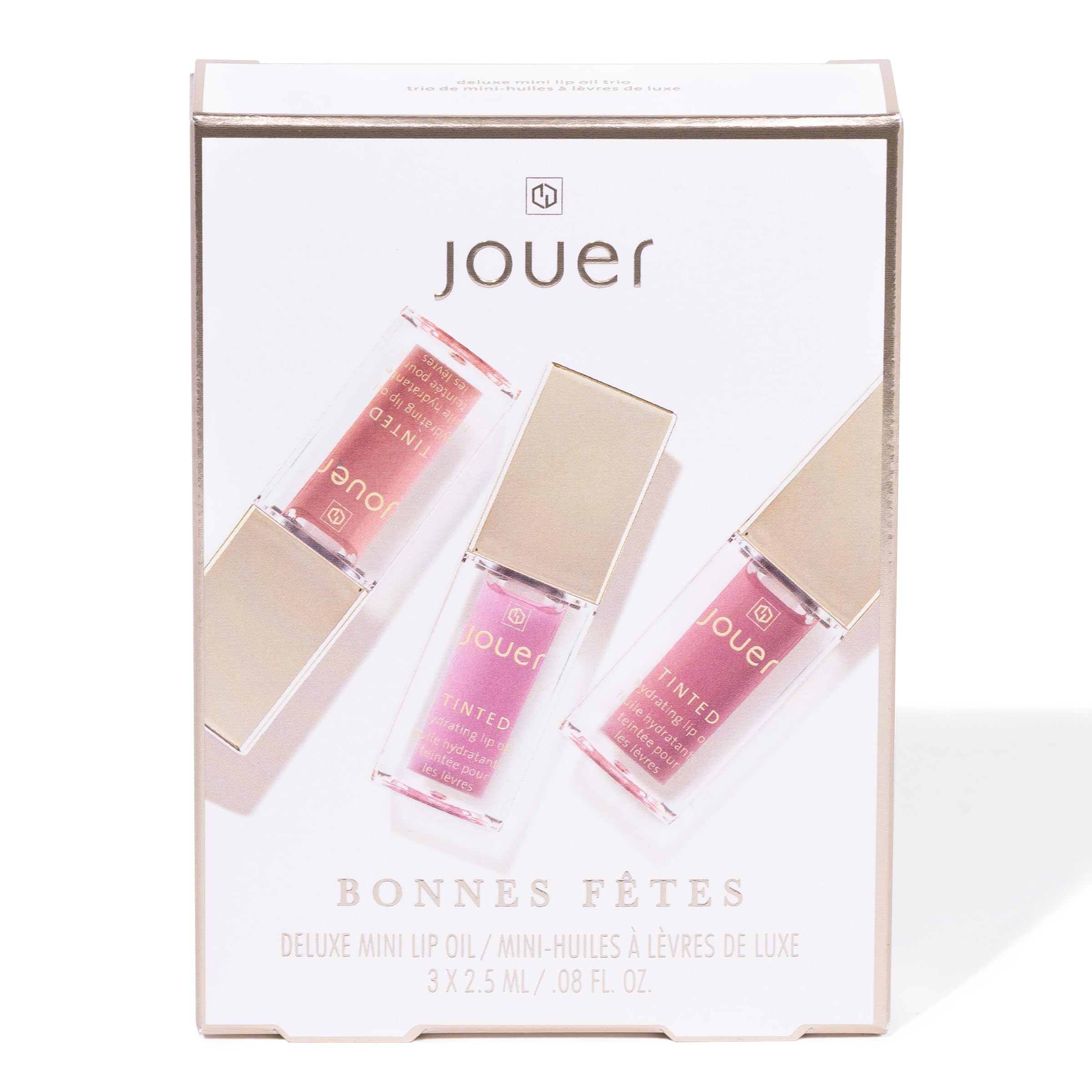Jouer Essential Tinted Hydrating Lip Oil Gloss – Moisturizing Dry Lip Treatment Serum - Fragran... | Amazon (US)