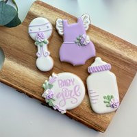 1 Dozen Lavender Boho Flower Baby Shower Favors For Girls | Etsy (US)