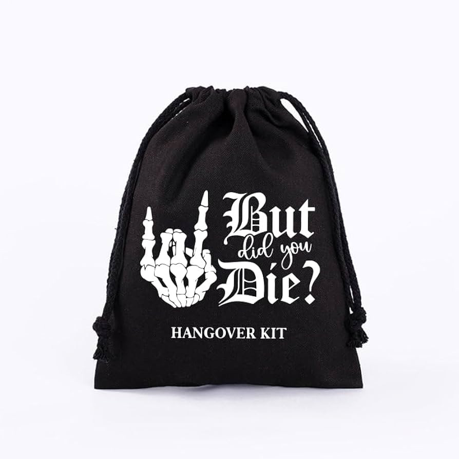 TyM Ske But Did you die printed Party Favor bags - Cotton Drawstring closure - Bachelorette hango... | Amazon (US)