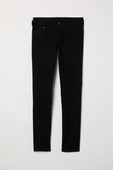 H & M - Super Skinny Low Jeans - Black | H&M (US + CA)