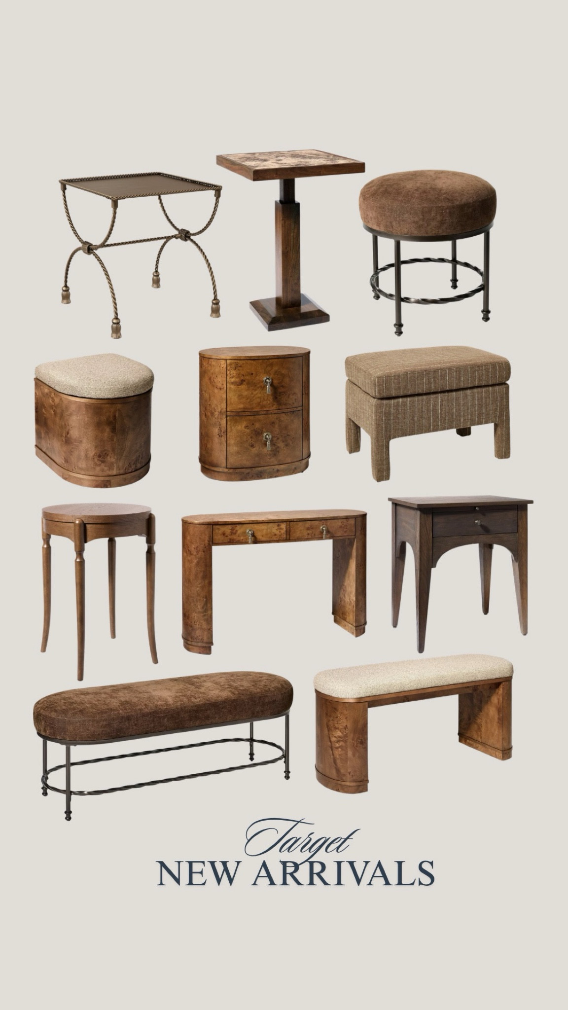 New Studio McGee furniture! 

Side table, console, accent chair, ottoman , drink table 

#LTKHome
