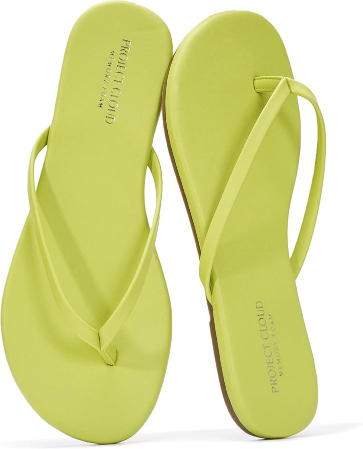 Project Cloud Flip Flops for Women Footwear- Lightweight and Memory Foam Insole Sandals for Women... | Amazon (US)