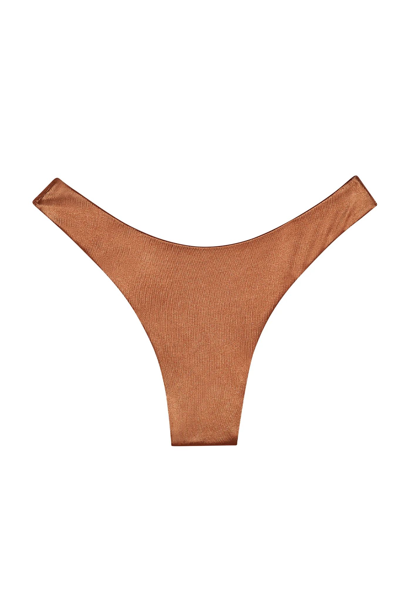 Byron Bottom - Bronze Shiny Jersey | Monday Swimwear