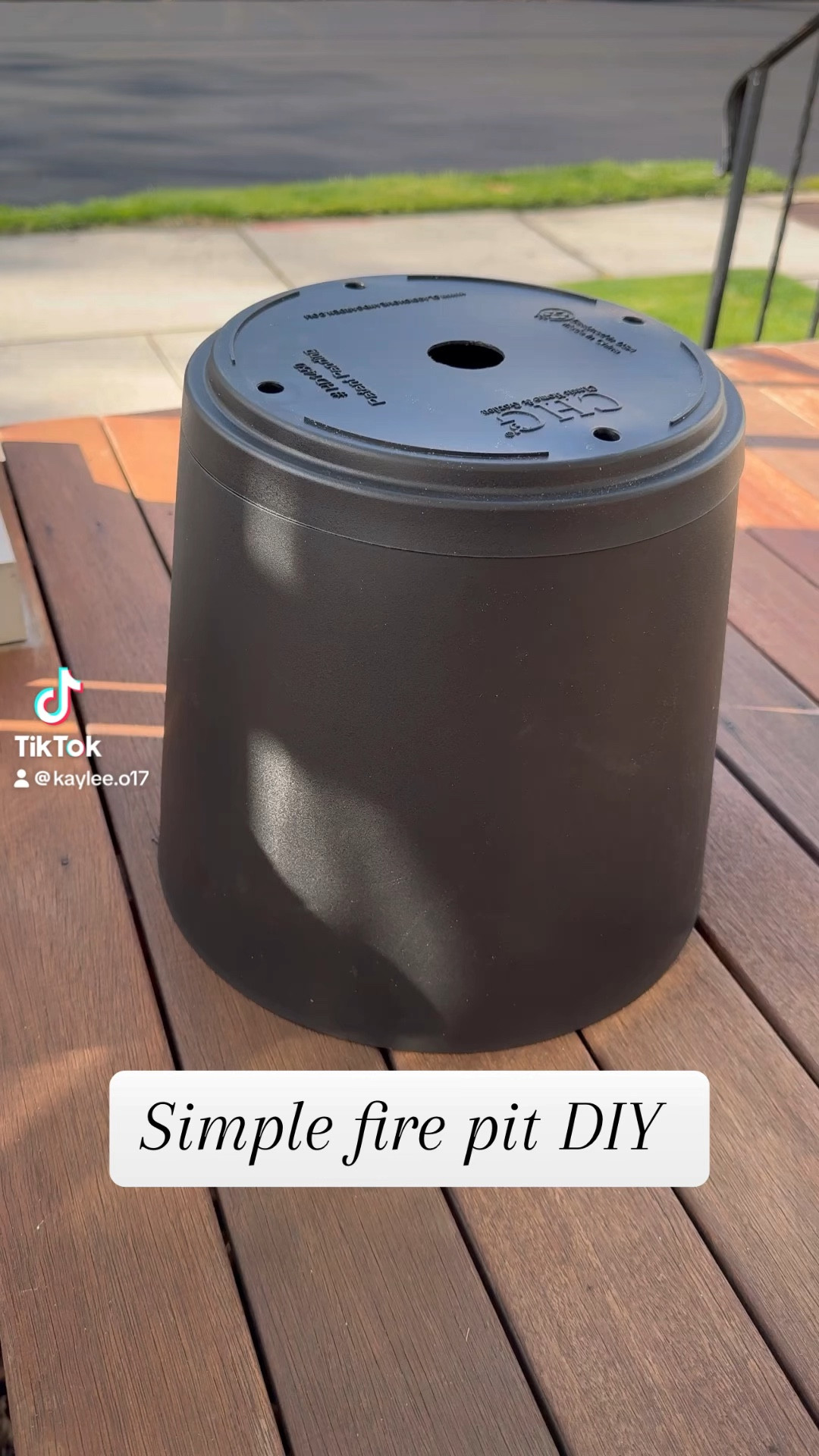 Simple fire pit DIY
Supplies:
- table top fire pit
- 12 inch plastic planter
- 17 inch round wood board
- spraypaint
- drill for hole through planter and wood board
#diyproject #firepit #summerproject #frontporch #backyardvibes #backyard #project #diytiktok #outdoor #outdoordecor #weekendproject