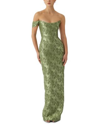 Jackson Cotton Blend Brocade Gown | Bloomingdale's (US)