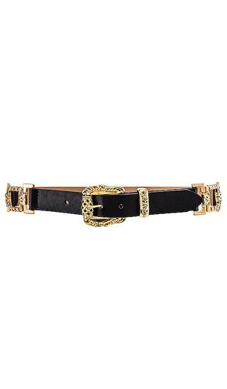 Everly Belt in Black & Antique Gold | Revolve Clothing (Global)