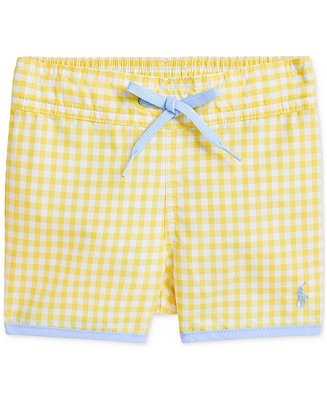 Polo Ralph Lauren Baby Gingham Swim Trunks - Macy's | Macy's