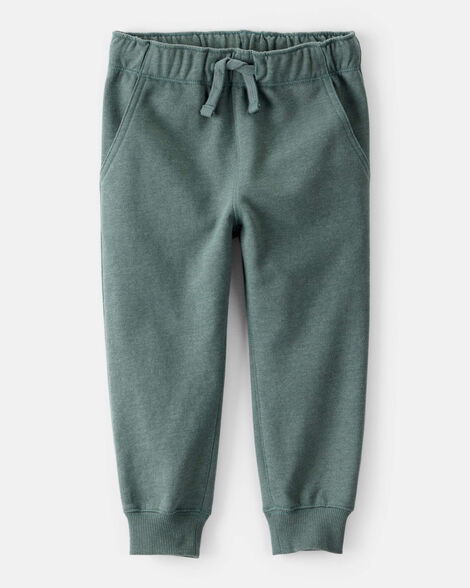 Toddler Boy DayDream Fleece Cotton Jogger - Green | Carter's Inc