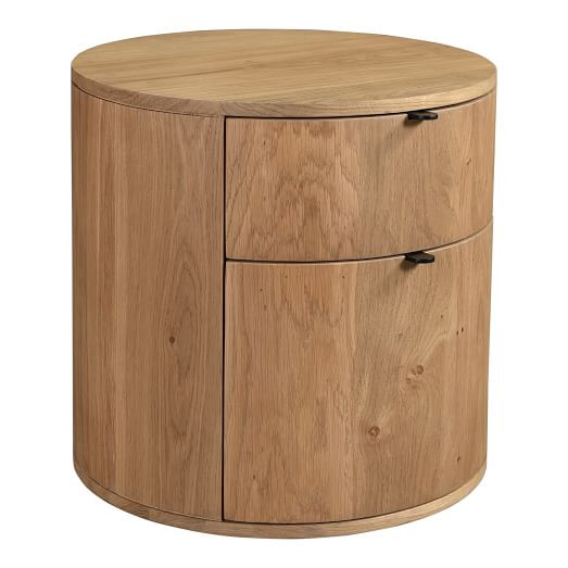 Edgar Round Nightstand (19") | West Elm (US)
