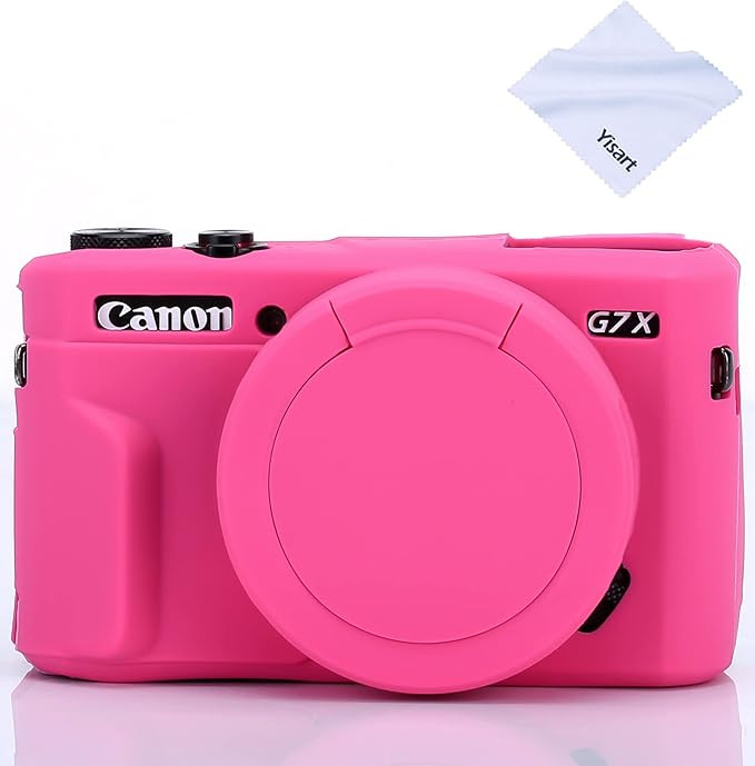 G7X Mark II G7X Removable Lens Cover Silicone Cover Rubber Soft Camera Case Cover for Canon Power... | Amazon (US)