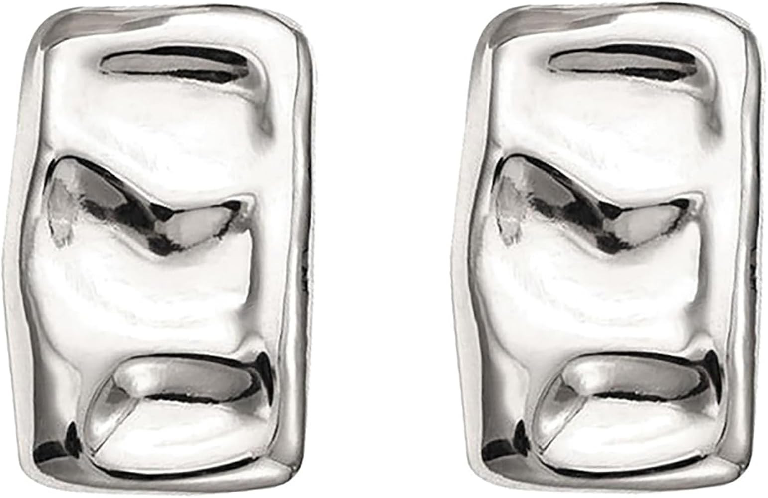 CSIYANJRY99 Chunky Gold Rectangle Stud Earrings for Women,Dainty Thick Stud Earrings,Gold Geometr... | Amazon (US)